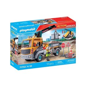 Playmobil - camión de construcción con grúa