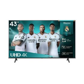 Tv hisense 43 pulgadas led 4k uhd - 43a6q - smart tv