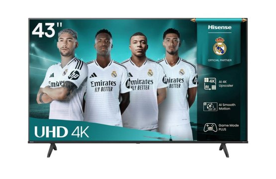 Tv hisense 43 pulgadas led 4k uhd - 43a6q - smart tv
