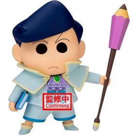 Figura banpresto crayon shinchan the movie super hot! the spicy kasukabe dancers kasukabe boueitai kazama - kun 11cm