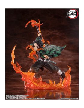 Tanjiro kamado kyojuro rengokus sword guard version figura 19 -5 cm demon slayer kimetsu no yaiba figuarts zero