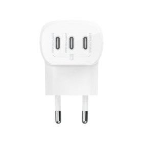 Cargador belkin wcc002vfwh 67w 3x usb tipo c blanco
